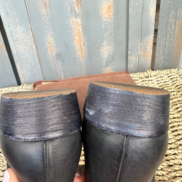 Free People Mont Blanc Leather Sandals Sz EU 37, US 6.5 Black - Picture 12 of 16